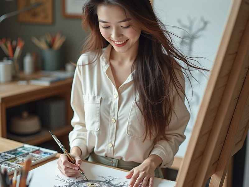 生活方式画；生活方式插画