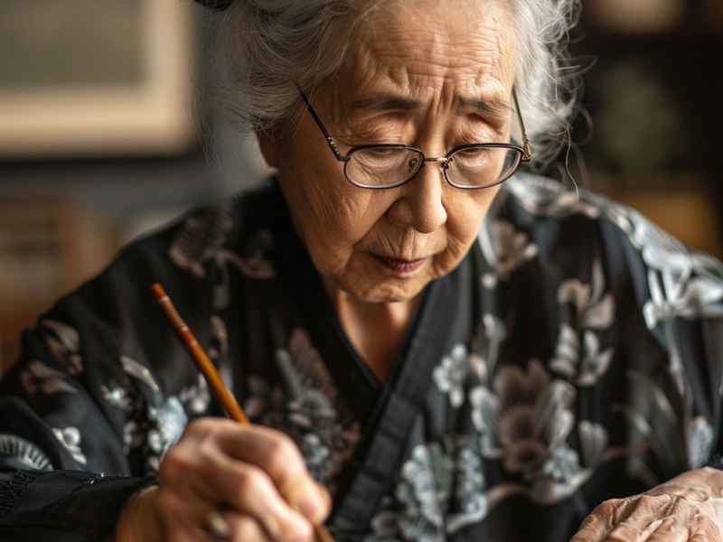砚田生活（砚田笔耕书法作品）