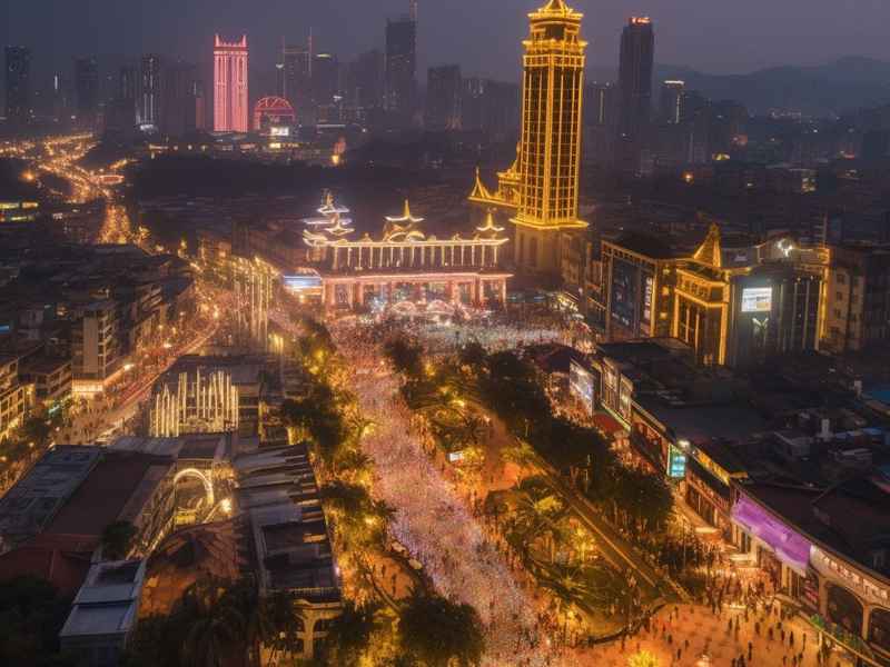胡志明市夜生活，胡志明市夜生活街景