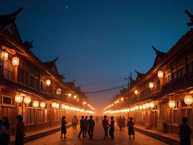 杨村夜生活 杨村夜景 杨村夜生活 杨村夜景