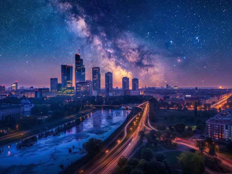 华沙夜生活，华沙夜景
