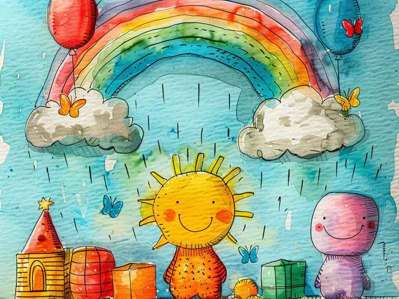 童趣生活、童趣生活绘画作品图片