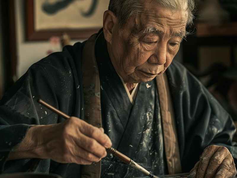 砚田生活（砚田笔耕书法作品）