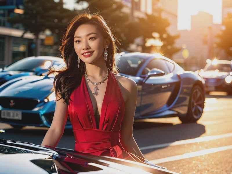 美女与豪车生活照，美女与豪车生活照片高清