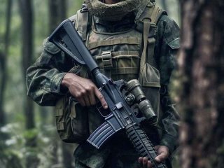 武警生活照；武警生活照片