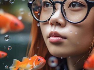 生活半鱼，生活半身照片