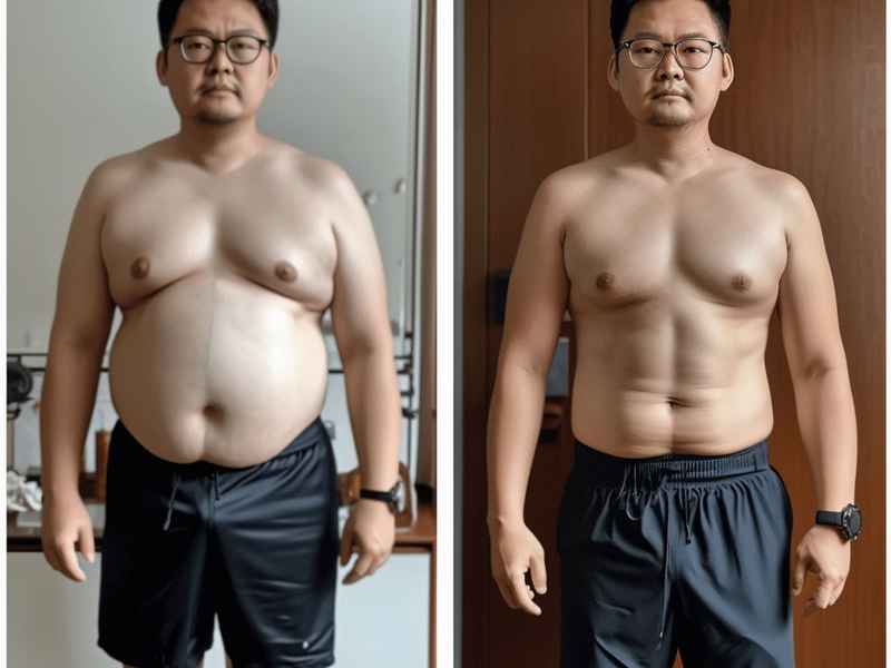 减肥对比照片生活照 减肥效果对比照片