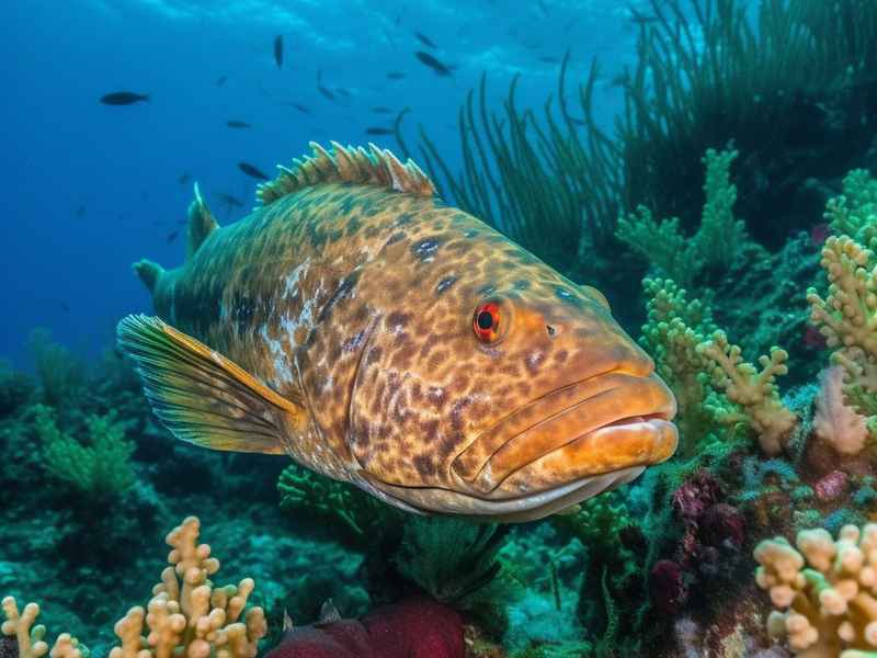 石斑鱼生活、石斑鱼生活在多深的水 石斑鱼生活、石斑鱼生活在多深的水