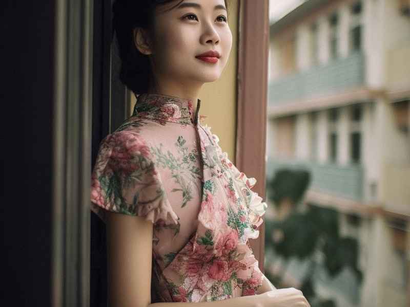 生活中穿旗袍好奇怪（生活中穿旗袍好奇怪的例子）