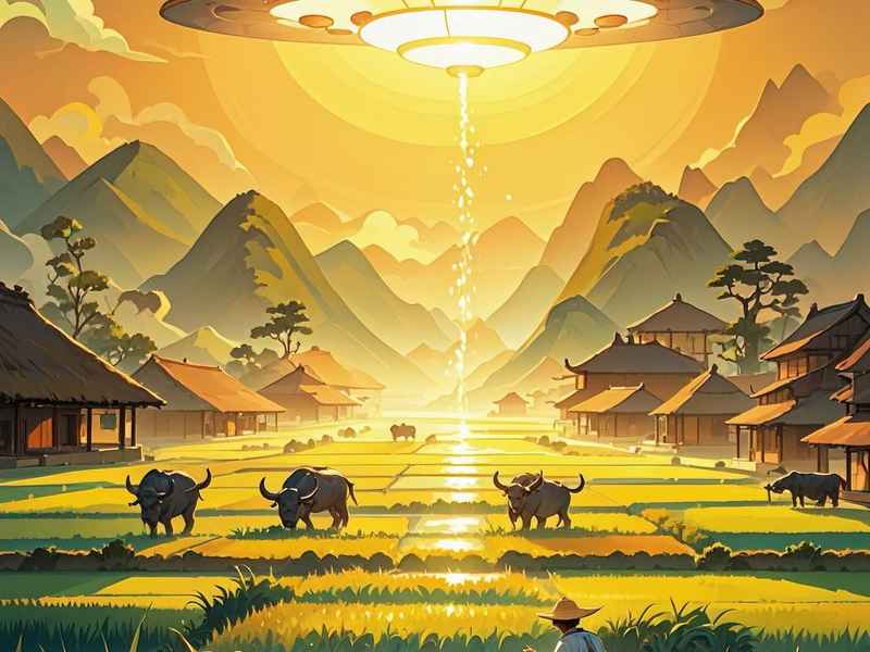 乡村田园生活的科幻绘画(乡村田园生活的科幻绘画怎么画) 乡村田园生活的科幻绘画(乡村田园生活的科幻绘画怎么画)