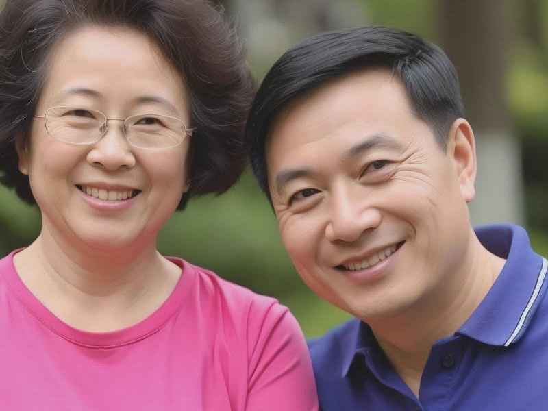 邓建国与现妻子生活照 邓建国与现妻子生活照片
