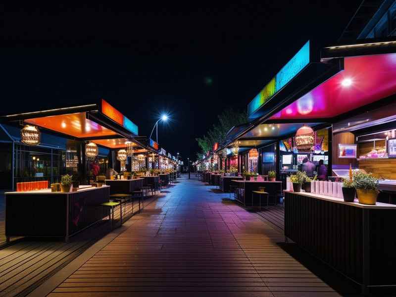 莫干山夜生活,莫干山夜市 莫干山夜生活,莫干山夜市