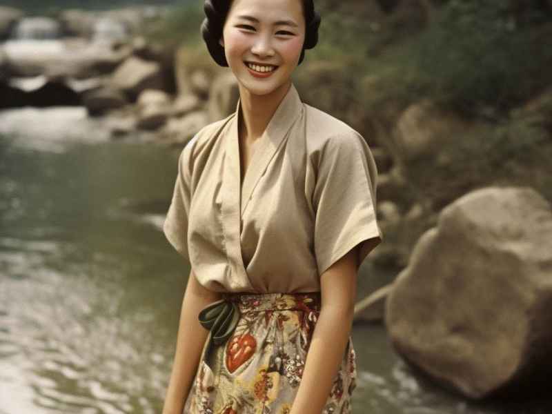 潘素彩色生活照片 潘素图片 张伯驹 潘素彩色生活照片 潘素图片 张伯驹