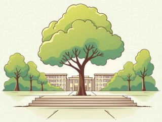 大学校园生活简笔画；大学校园生活简笔画怎么画