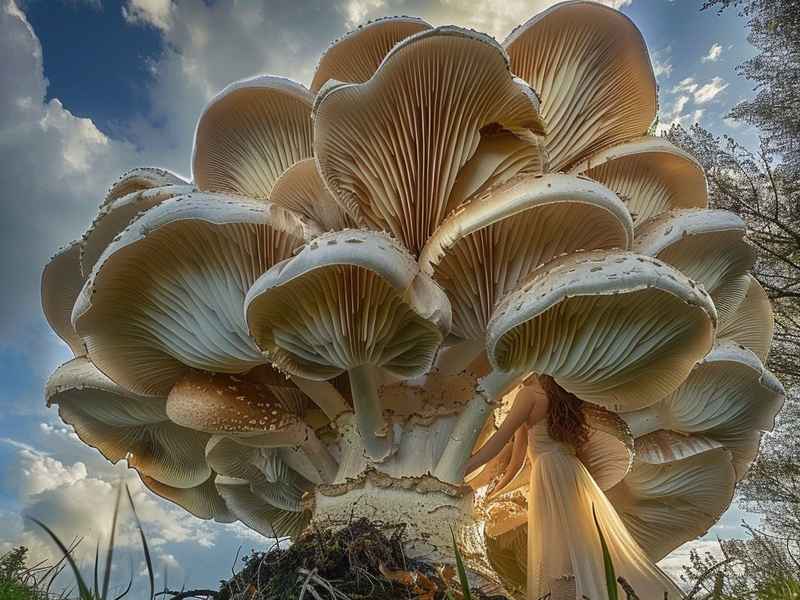 平菇的生活史，简述平菇的生活史