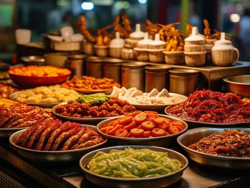 百色夜生活;百色夜市小吃一条街 百色夜生活;百色夜市小吃一条街