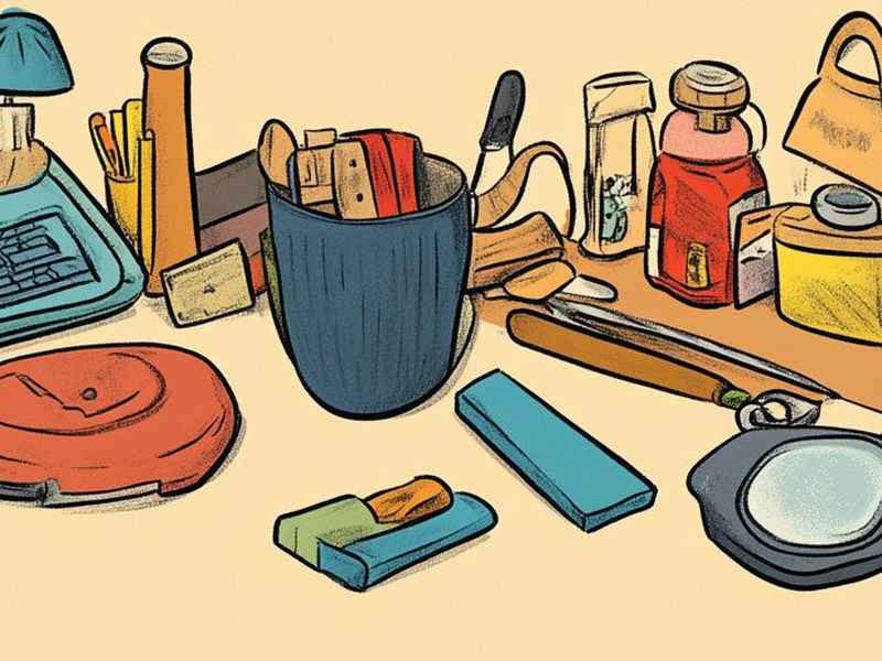 绘画生活用品(生活用品的绘画步骤) 绘画生活用品(生活用品的绘画步骤)