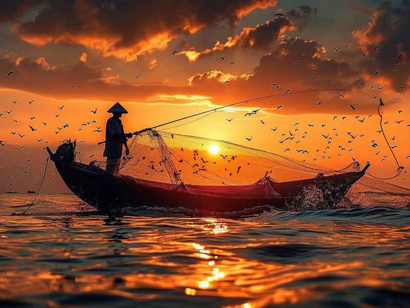 海上捕鱼生活 海上捕鱼生活场景描写 海上捕鱼生活 海上捕鱼生活场景描写