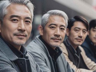 四十岁男人生活图片；四十岁男人生活图片真实