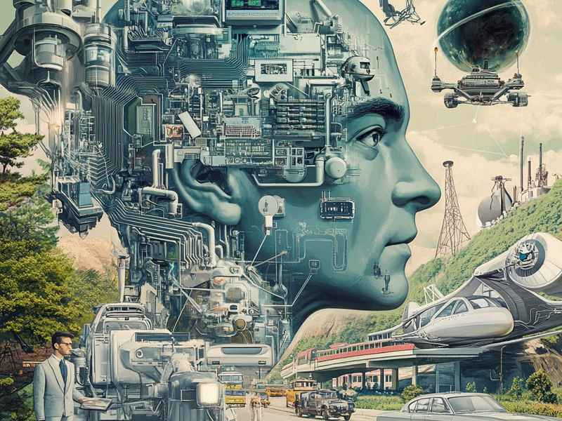 未来人类生活科幻画；未来人类生活科幻画4k纸简单漂亮