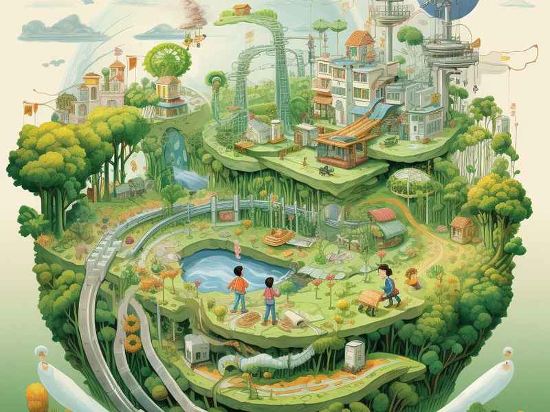 绘制低碳生活远景 绘制低碳生活远景图