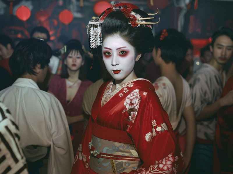 日本舞姬的私密生活（日本舞姬的衣服）