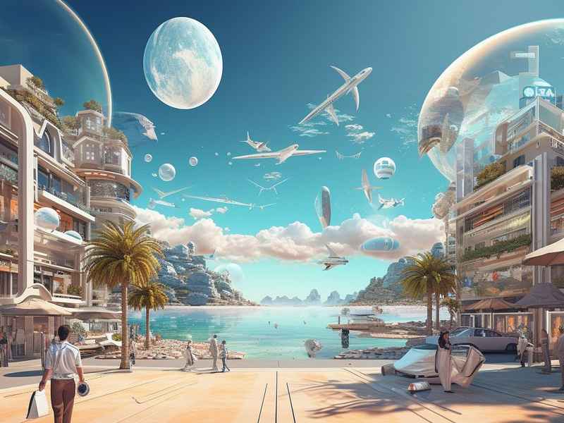未来科技生活 儿童画；未来科技的儿童画简单 简单又好看
