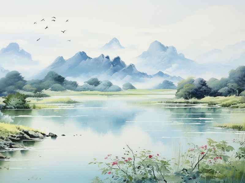 山水生活画 - 山水生活诗句 山水生活画 - 山水生活诗句