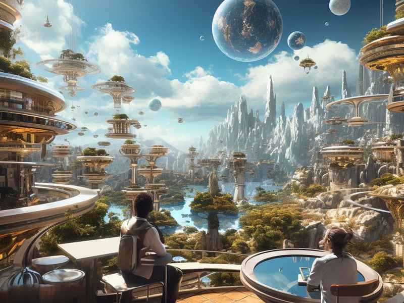 未来生活图片大全；未来生活图片大全简笔画