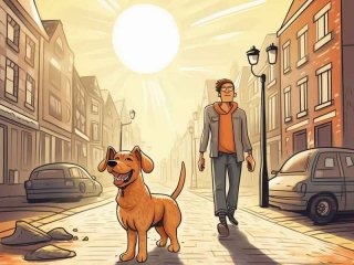 邪恶漫画与狗的生活、与狗狗的幸福生活