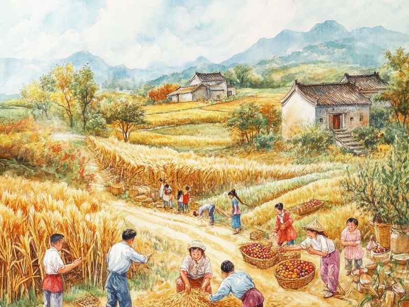 关于乡村生活的画(关于乡村生活的画报) 关于乡村生活的画(关于乡村生活的画报)
