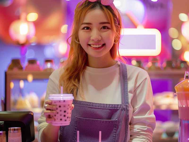 奶茶店生活照（奶茶店生活照图片）