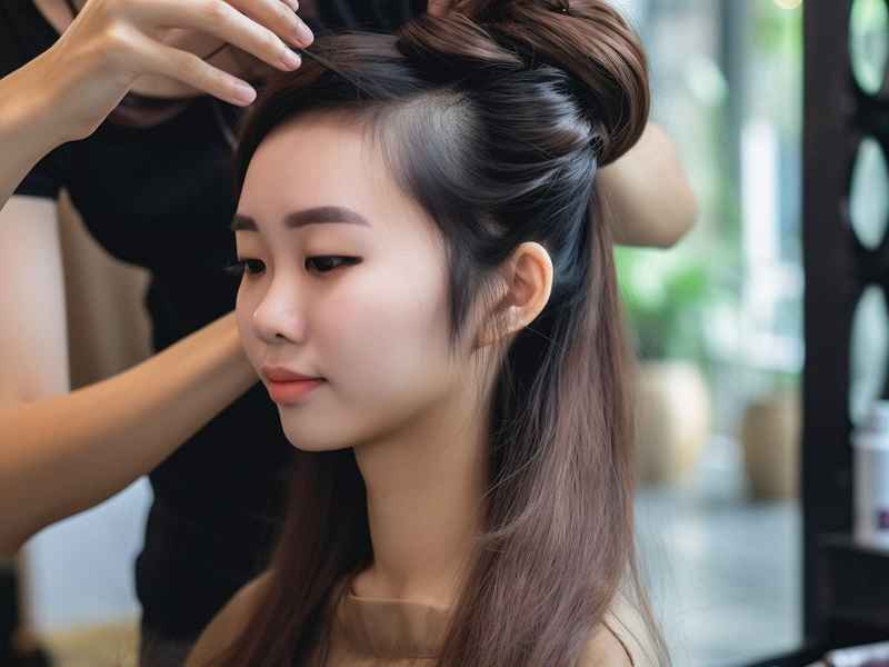 生活编发盘发图片大全（生活编发盘发图片大全大图）