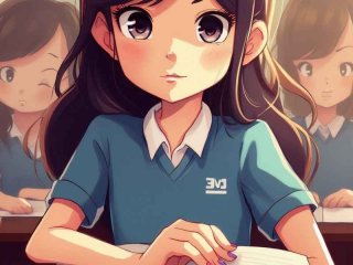 高中生活插画、高中生活插画图片