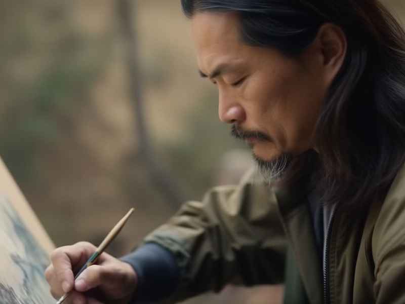 杨画 生活照(画家杨洋最新照片) 杨画 生活照(画家杨洋最新照片)