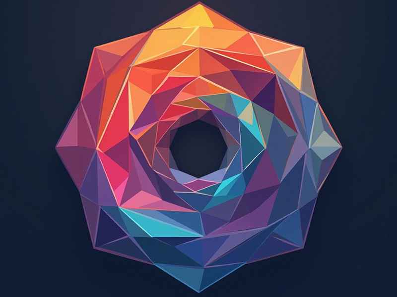 生活中的多边形图片绘画 - 生活中的多边形图片绘画简单