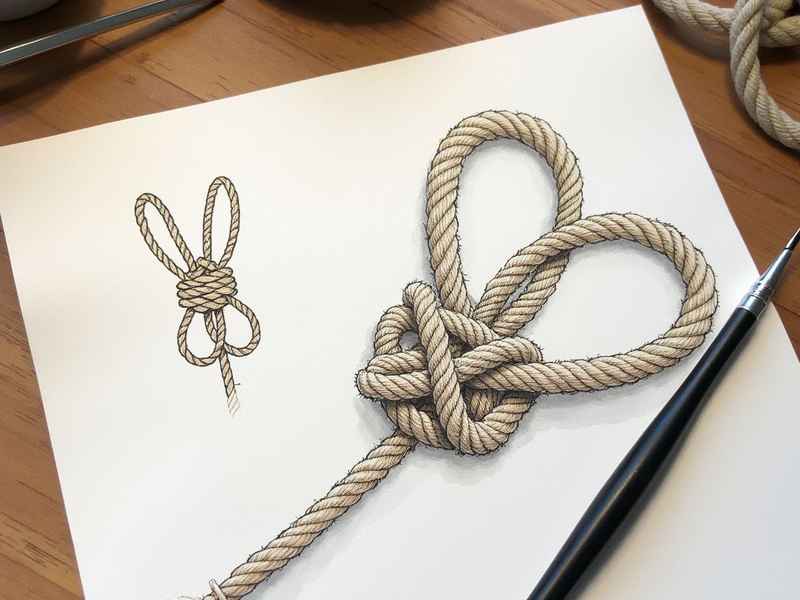 主线活结绑法图解 - 主线结的绑法图解大全 主线活结绑法图解 - 主线结的绑法图解大全