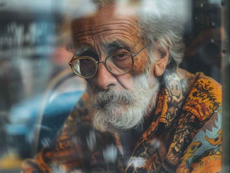 欧美个性老人图片 欧美个性老人图片壁纸