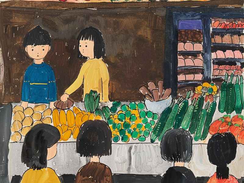 以美好生活为主题绘画作品（以美好生活为主题绘画作品图片）