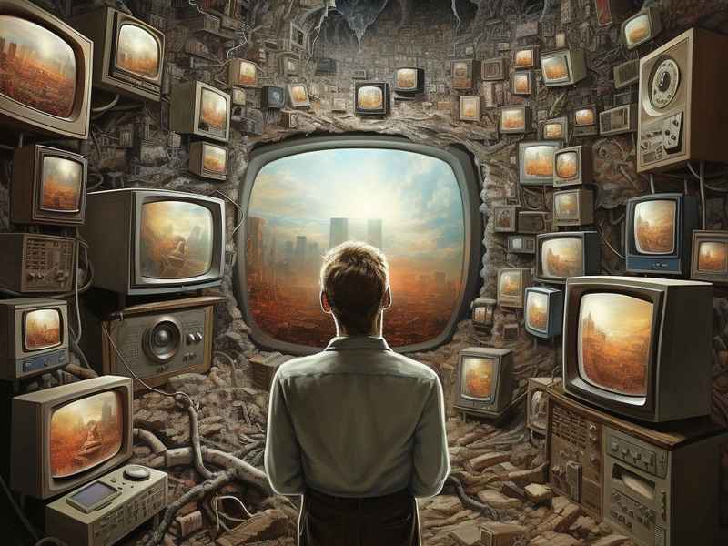 电视与现实无缝结合 - 电视与现实无缝结合的图片