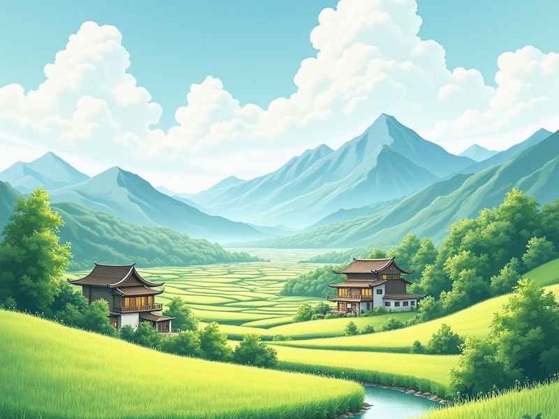 田园风光的山乡村野,田园风光的山乡村野的景象 田园风光的山乡村野,田园风光的山乡村野的景象