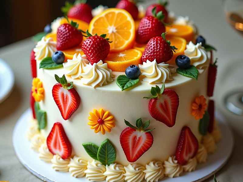 欧式生日蛋糕裱花、欧式生日蛋糕裱花视频