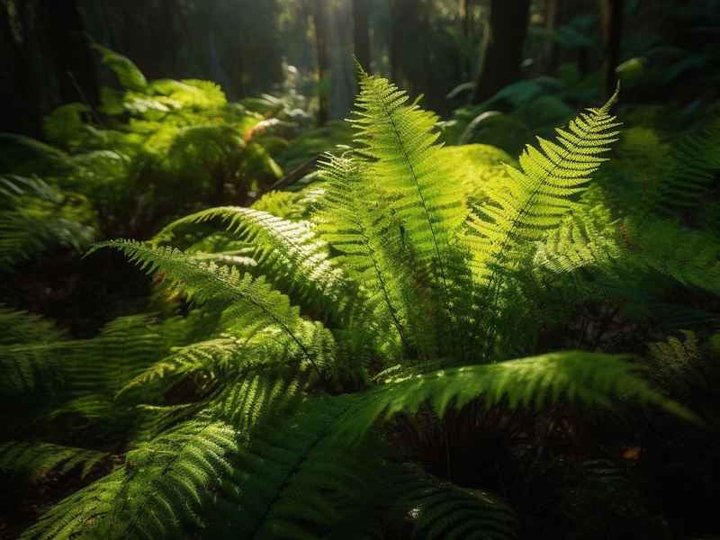 蕨类植物与人类的关系 蕨类植物对生物圈的作用和与人类的关系