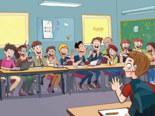 介绍学校生活的英语作文初一60字，介绍学校生活的英语作文初一60字左右