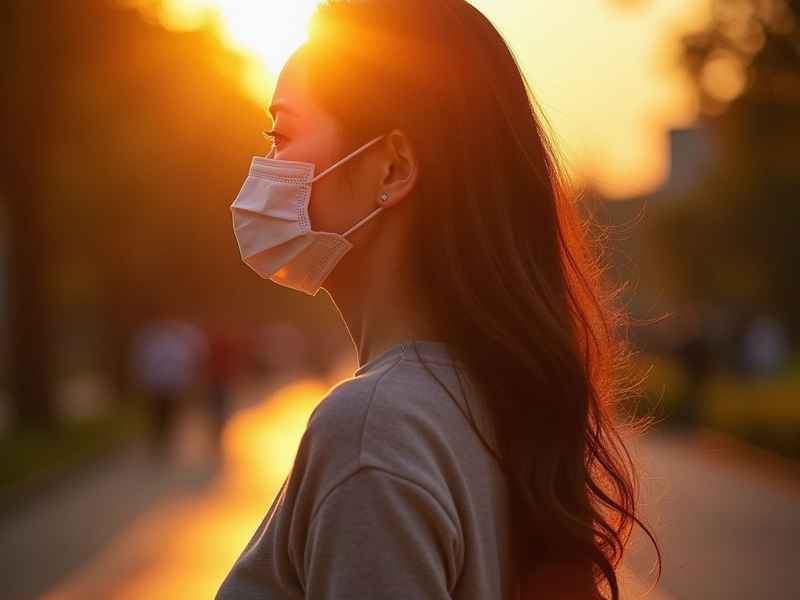 女人戴口罩侧面生活照 女生戴口罩侧脸 女人戴口罩侧面生活照 女生戴口罩侧脸