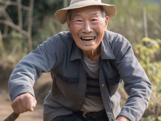 乡村卫老头幸福晚年生活、乡村老卫的晚年生活