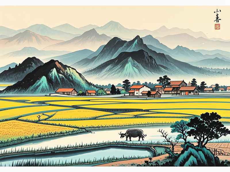 农村新生活绘画;农村新生活绘画图片 农村新生活绘画;农村新生活绘画图片