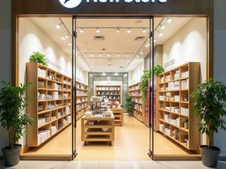 新生活化妆品门头；新生活化妆品门头照片