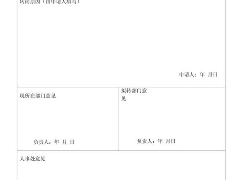 不同部门之间调动需要填写任免审批表吗,部门之间调动原因如何填写 不同部门之间调动需要填写任免审批表吗,部门之间调动原因如何填写