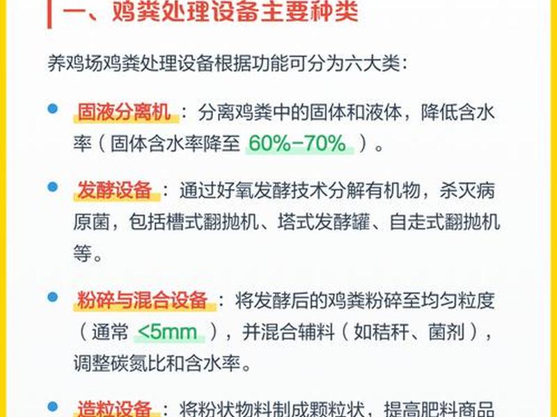 大型养鸡场鸡粪处理；大型养鸡场鸡粪处理方法